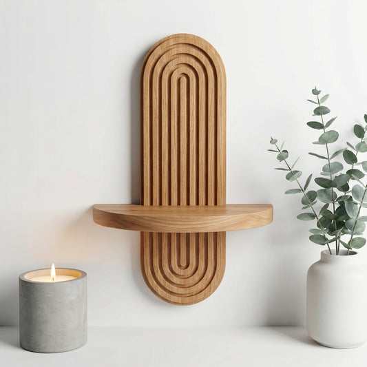 Estantería de Pared Artesanal